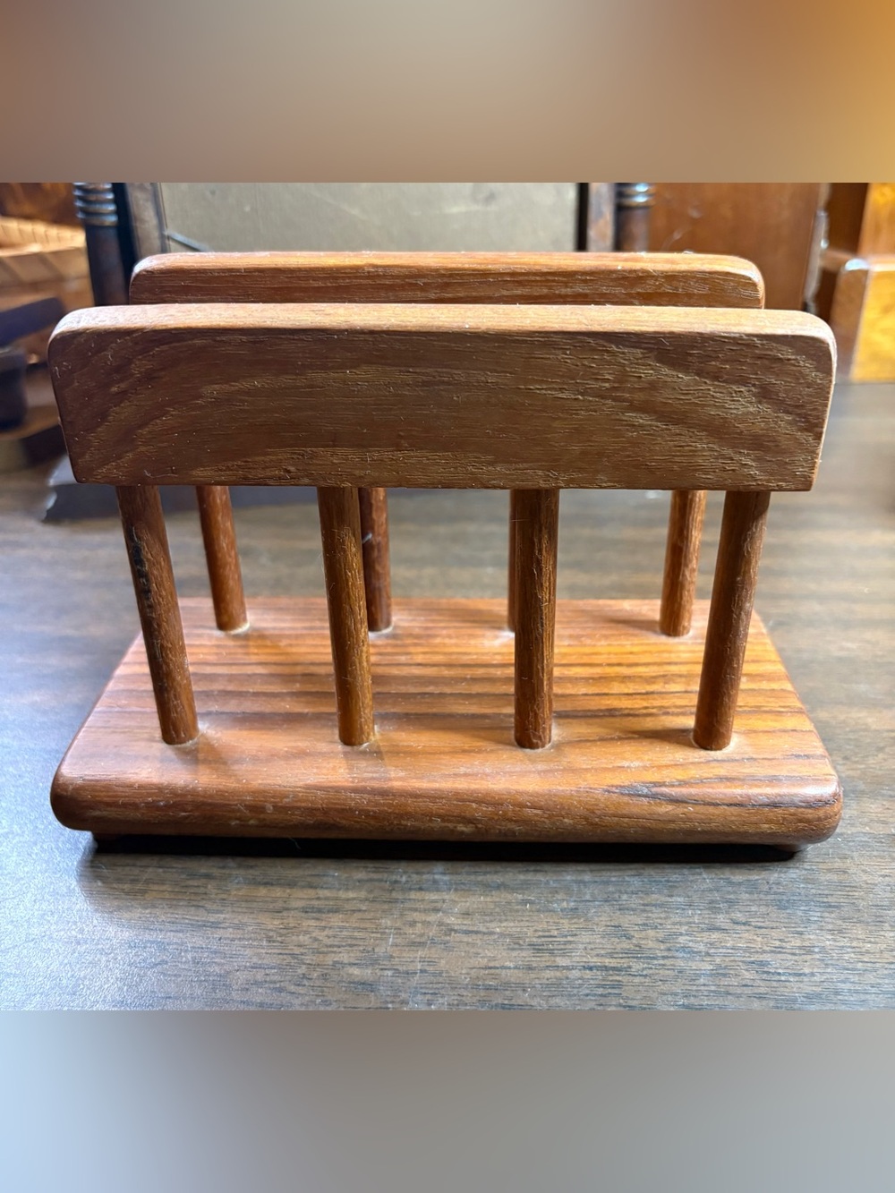 Wooden Napkin Holder - Brown